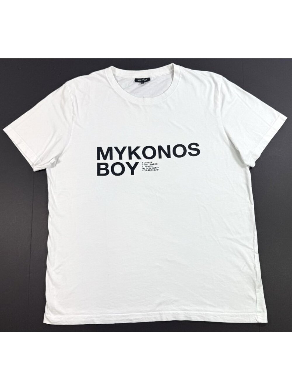 Ron Dorff Mykonos Boy Mens T-Shirt Jackie O Limited Edition Sz XL Organic Cotton